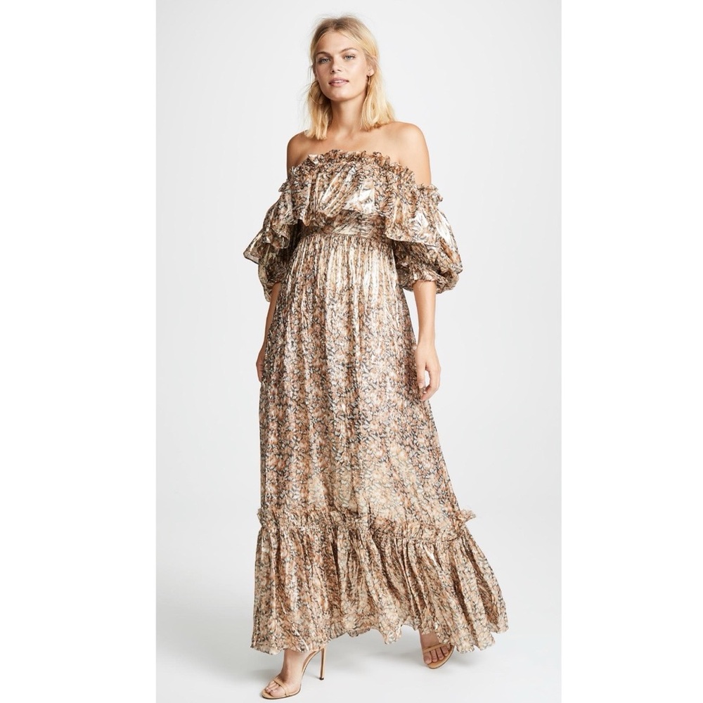LoveShackFancy XS Tara Dress Cinnamon. Sold Out. Never been worn, original tags.